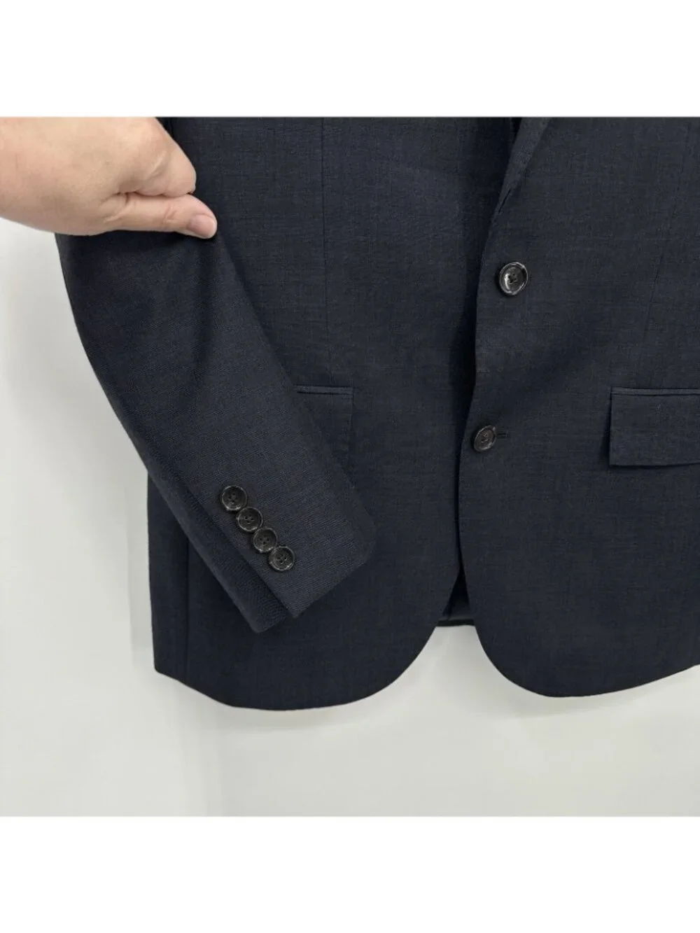 J CREW LUDLOW jacket blazer charcoal gray 38R 100% wool tailored business preppy